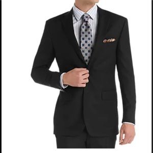 Joseph A Bank Traveler Collection Black Suit